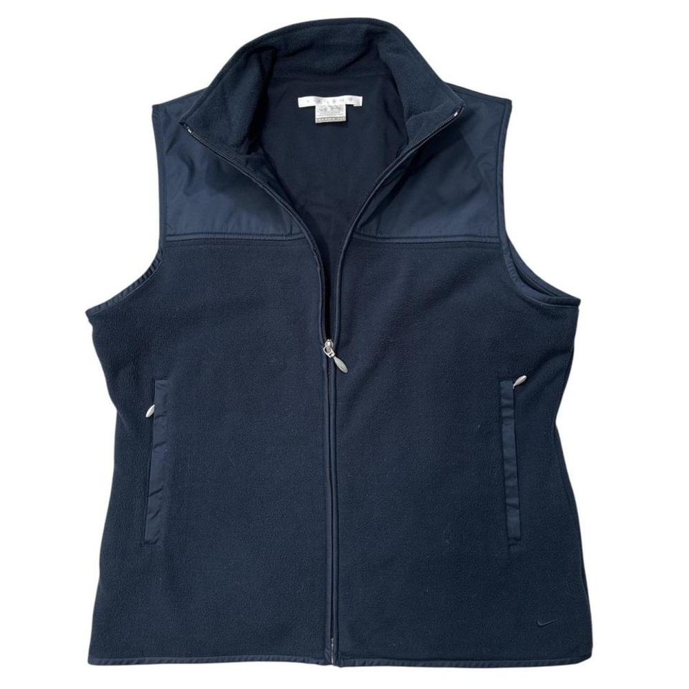 W Nike Therma Fit Golf Sportswear Sleeveless‎ Full Zip Collar Fleece - Medium